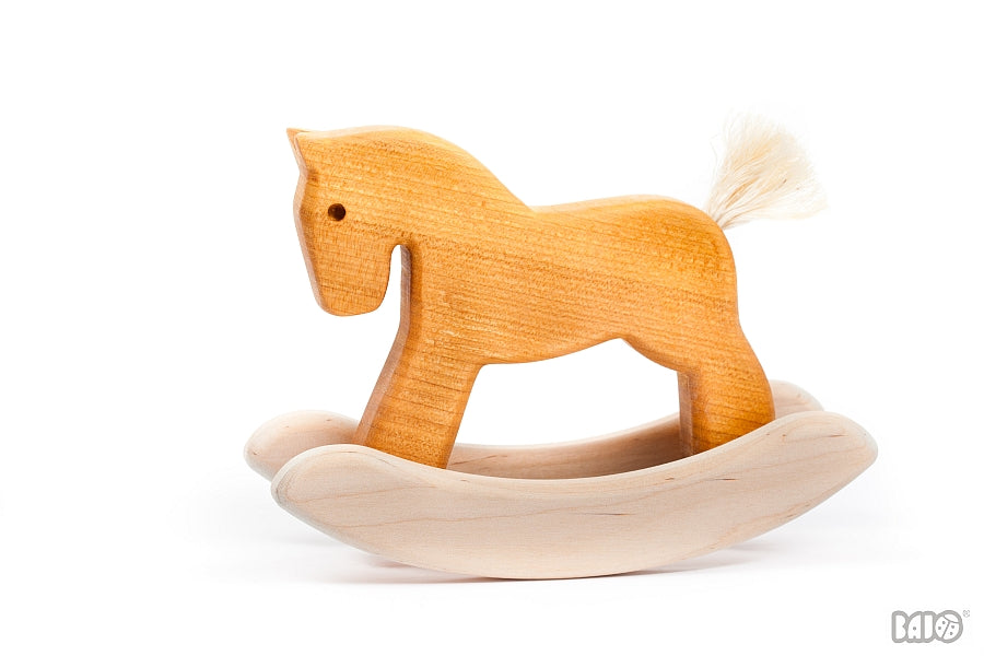 wooden rocking horse toy