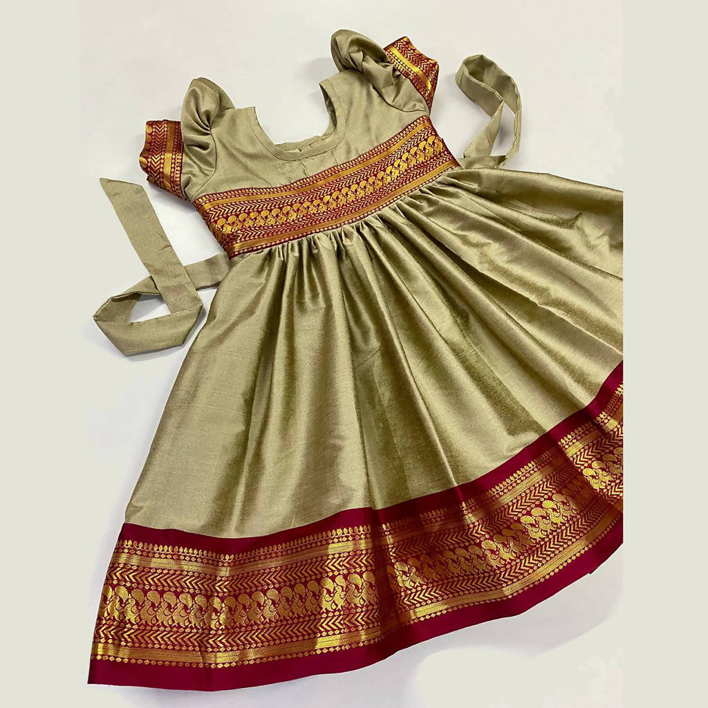 COTTON SILK BABY FROCK|IndiaProduced.com