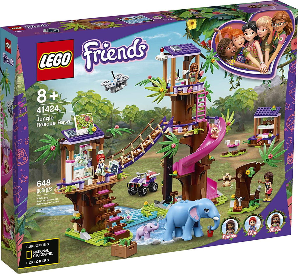 41424 Lego Friends Jungle Rescue Base Retired New Sealed Bricks And Minifigs Ontario