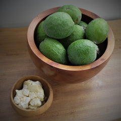Feijoas and cacao butter