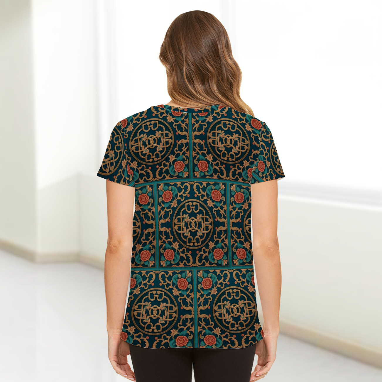 Urban Roman Flower Print