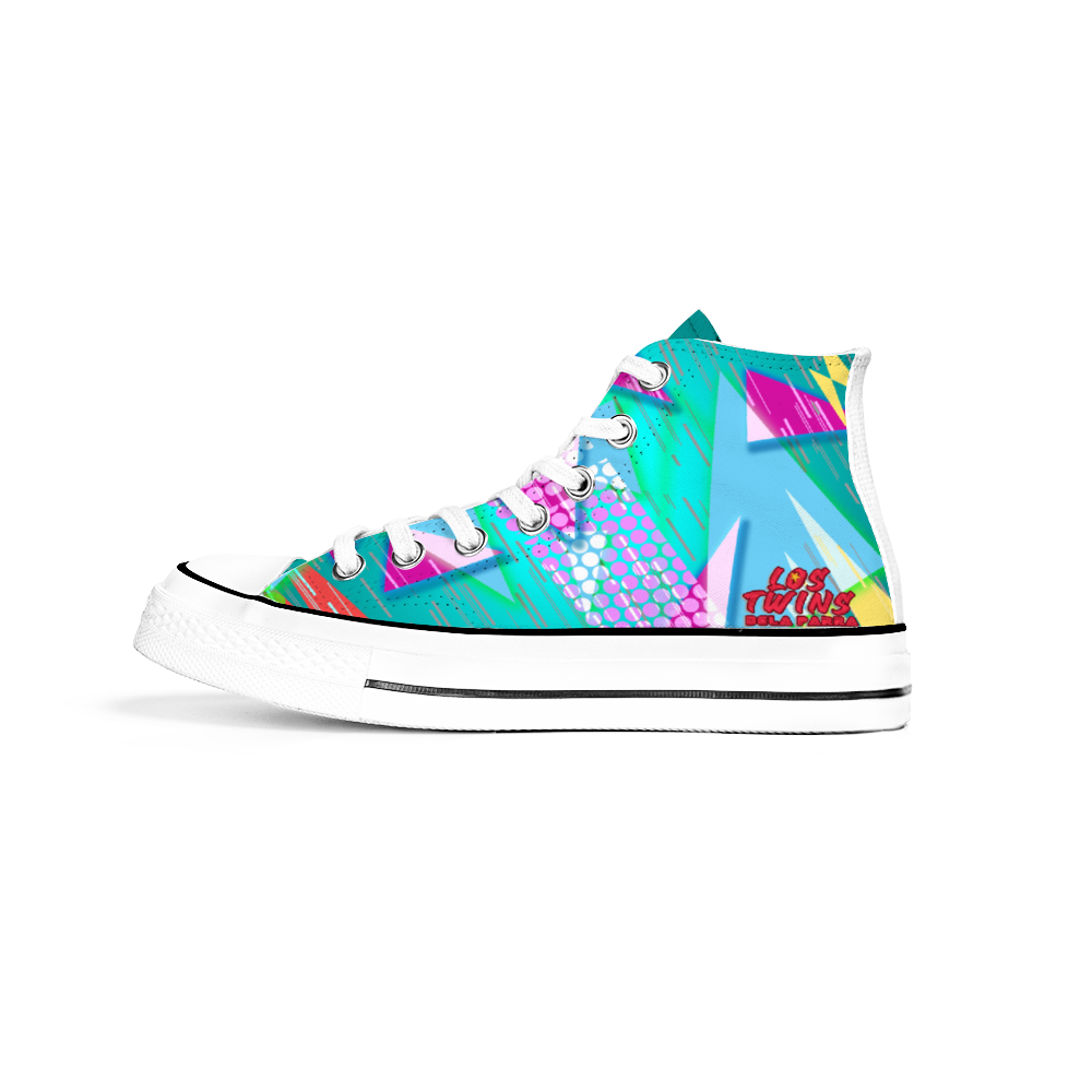 No Body Beats the Biz High Top Canvas Shoes