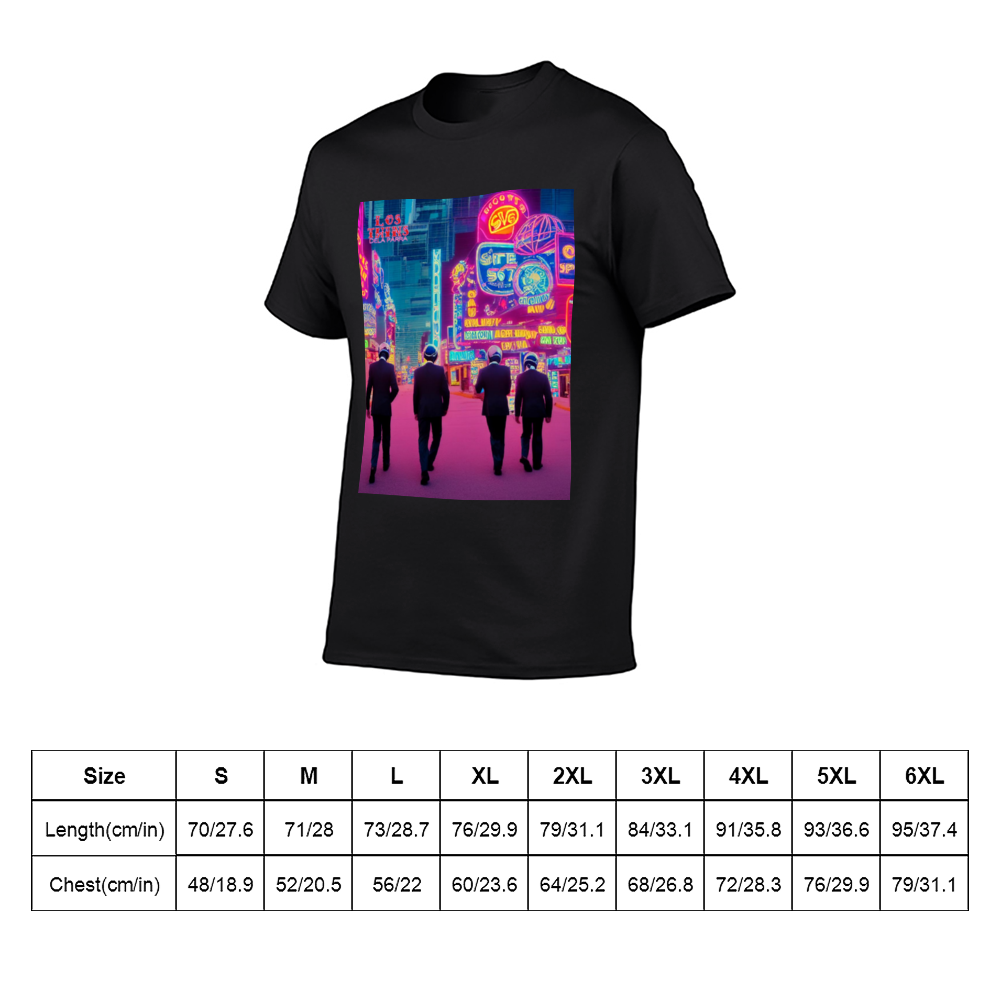 Suits from Space in Vegas Front and Back Print DTG | Gildan HA00