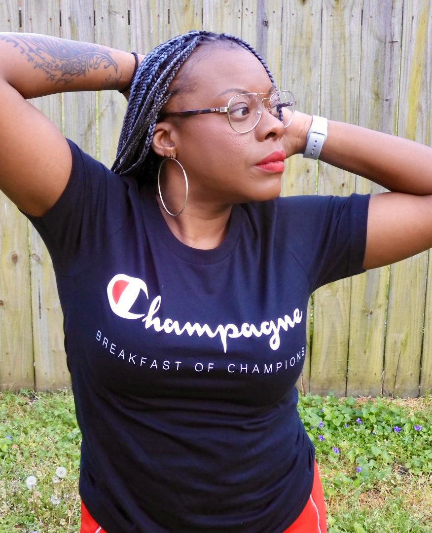 champagne the breakfast of champions sweatshirt