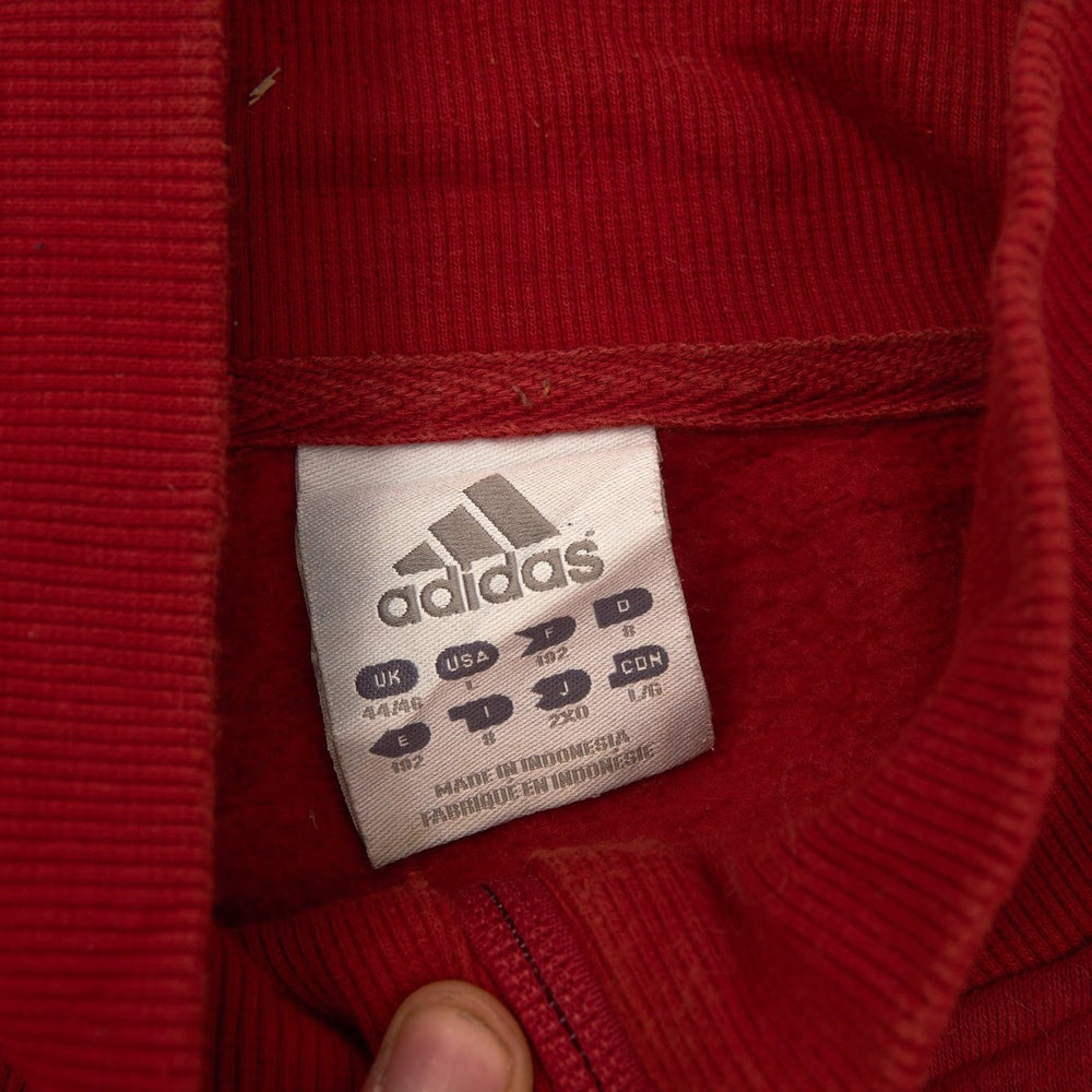 Vintage Adidas Jacket Red Large