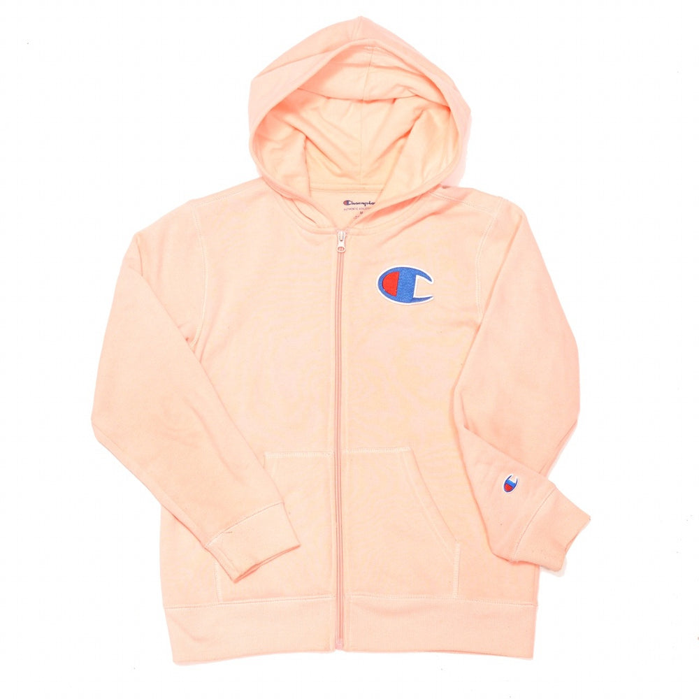 Vintage Champion Hoodie Pink Small