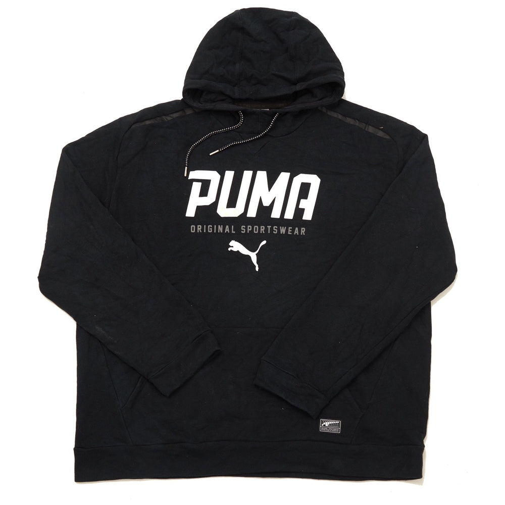 Vintage Puma Hoodie Black XXL