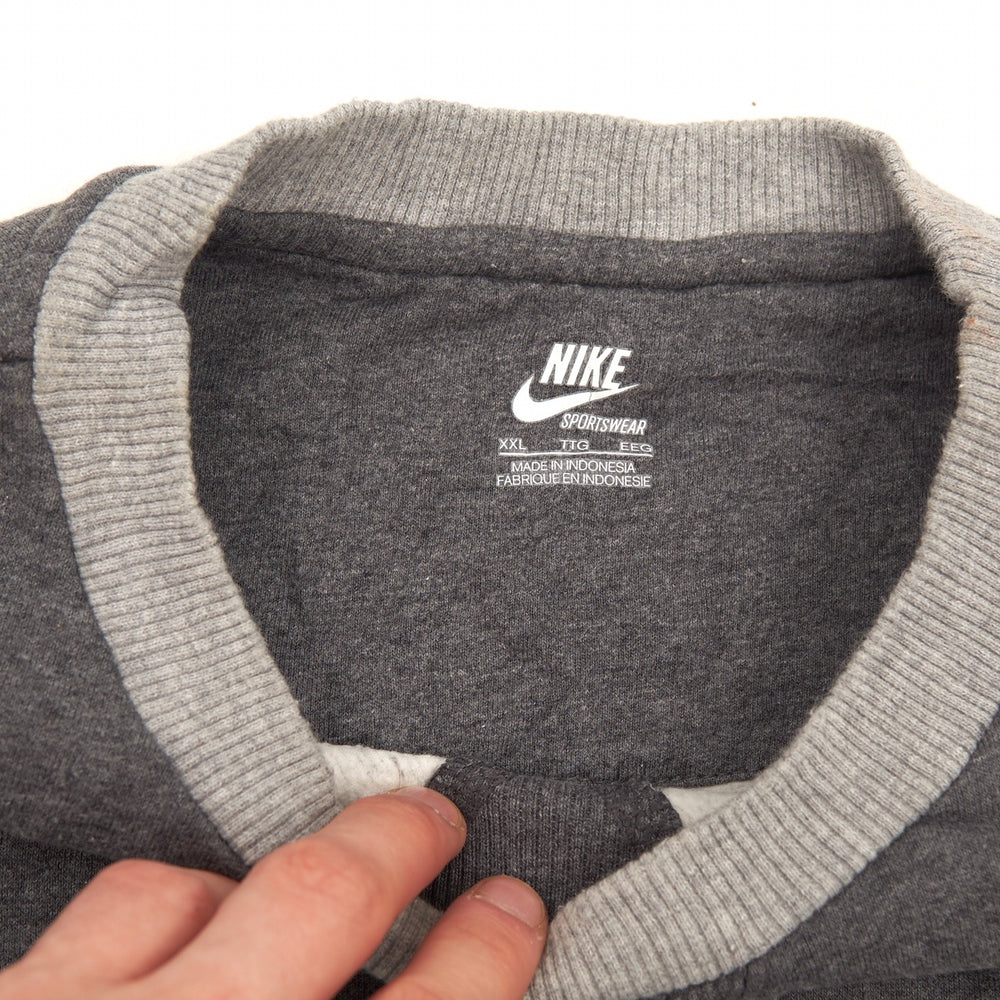 Vintage Nike Sweatshirt Grey XL