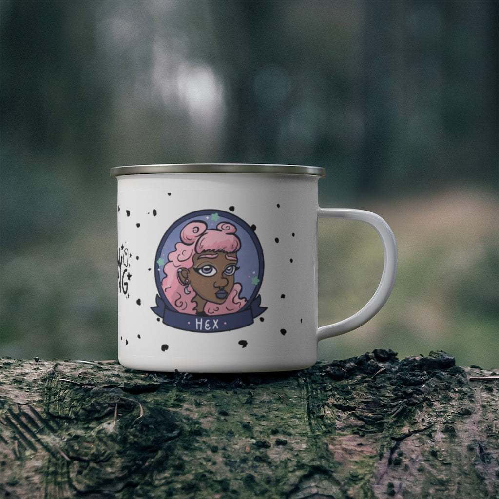 Hex • Ghoul Girl Gang • Enamel Camping Mug