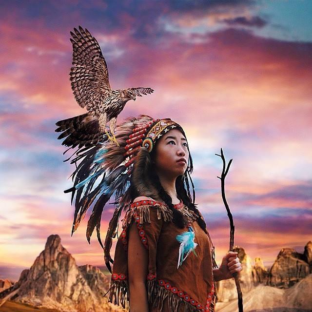 Turquoise Native American Headdress 75cm Indian Headdress Novum Crafts