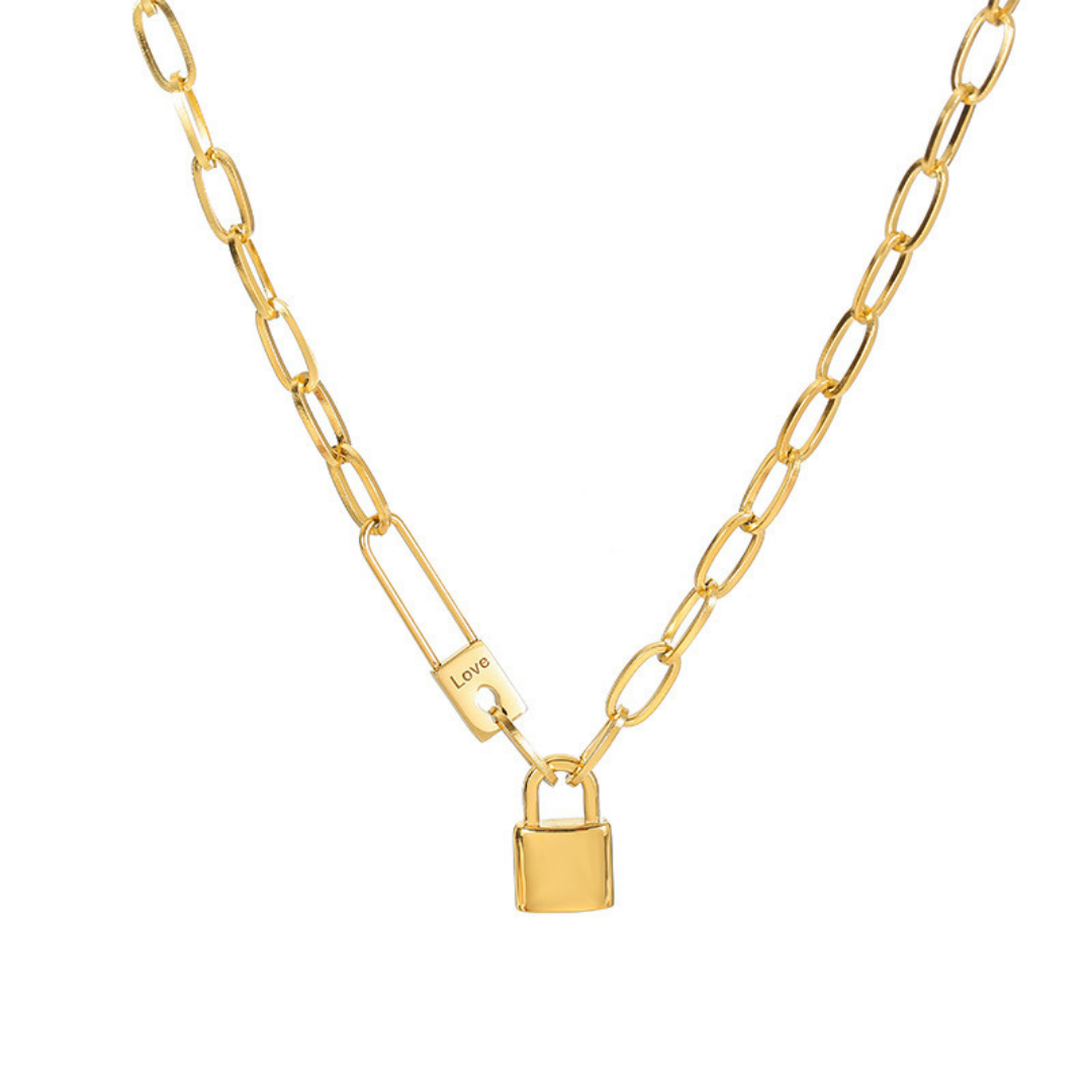 Mini Lock Necklace | Lydia Lister Jewelry