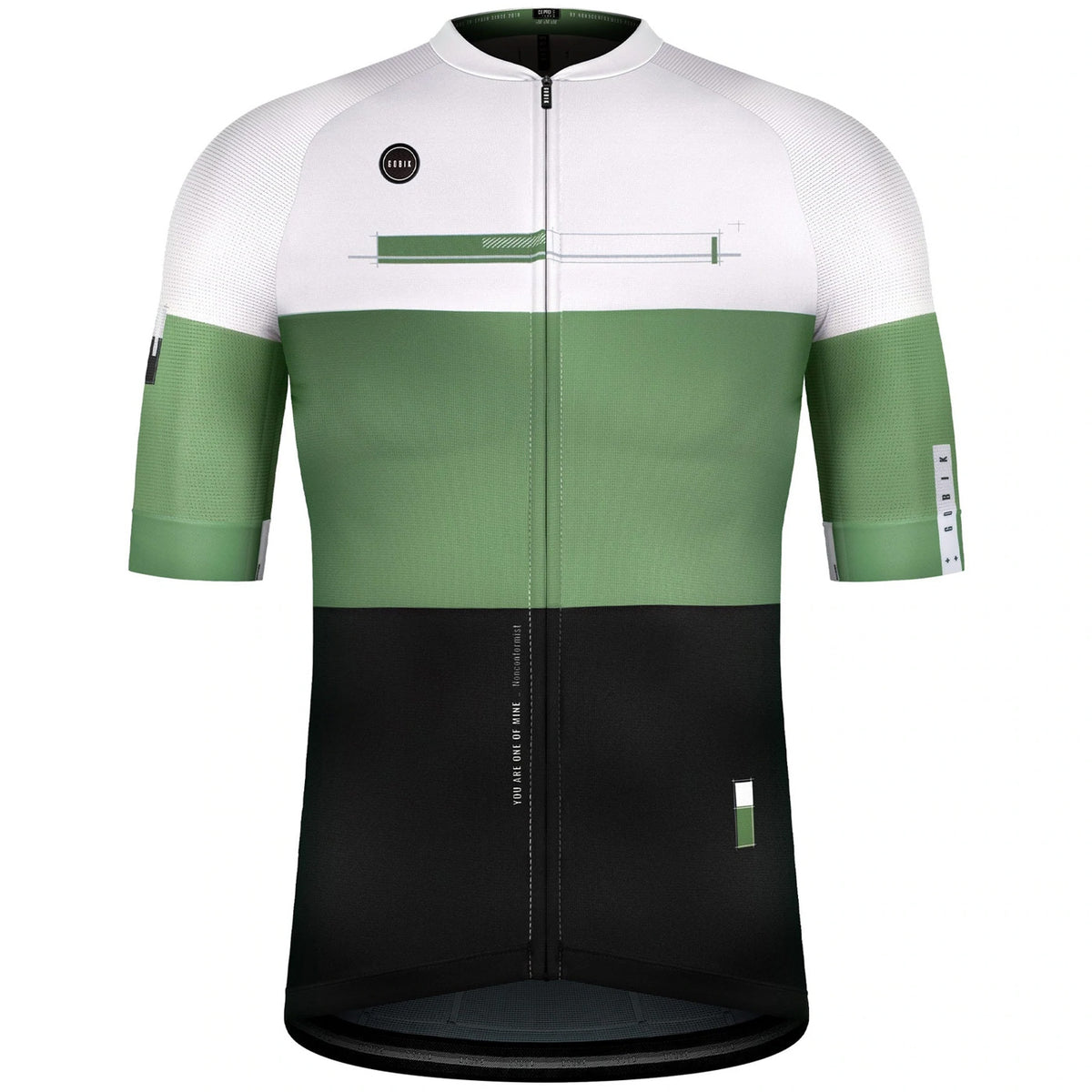 Maillot Cx Pro Fern - Blanco verde | All4cycling