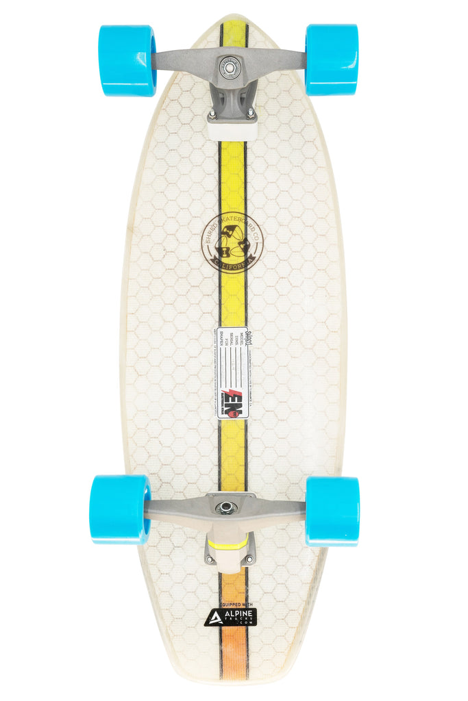 verschijnen Trolley variabel Shred Skateboard Surfskate - Electrical Ninja ( 30”) - Tail Hits | Shred MFG