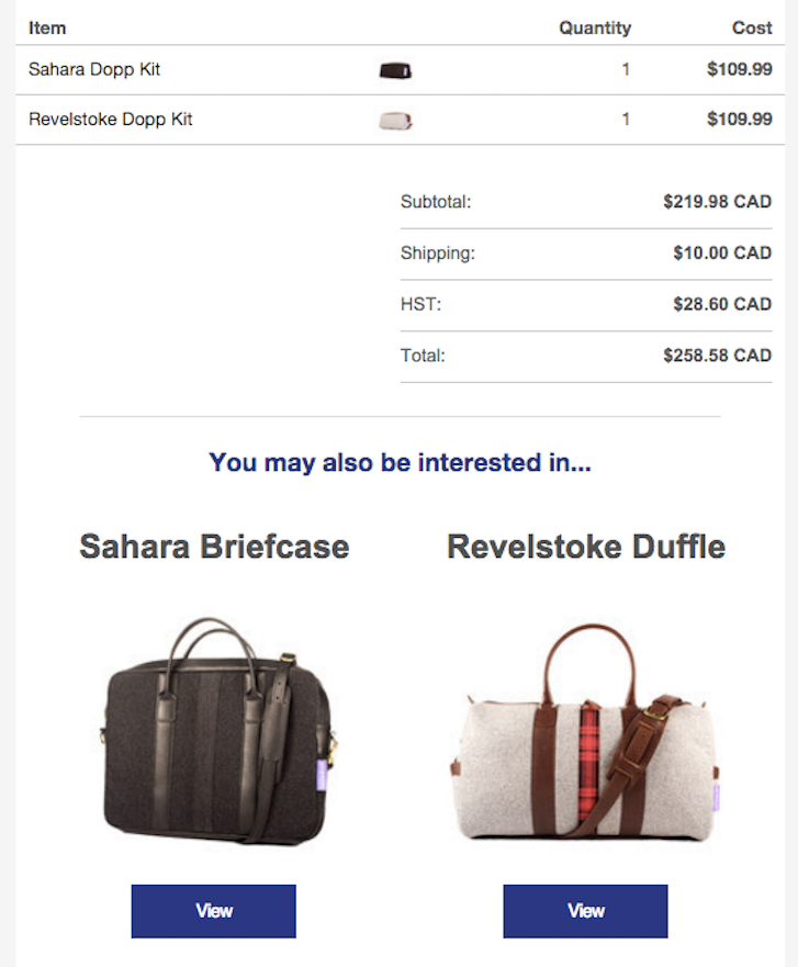 Essential Emails to Design for Every Ecommerce Site You Build: Order Confirmation