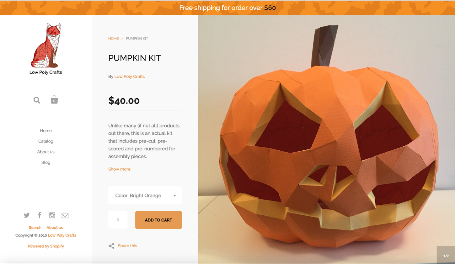 7 Ways to Spice Up Your Website for Halloween: Pumpkin Kit