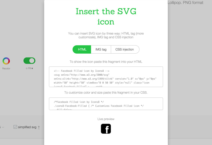 Animate SVG Icons: HTML