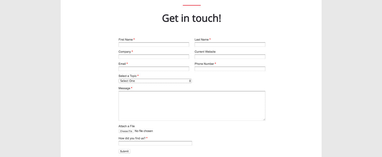 Benefits of adding shopify landing page to your site: Minion made contact form