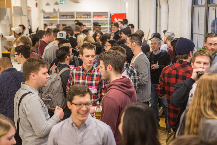 Dribbble and Shopify Team Up April 2015: General Crowd