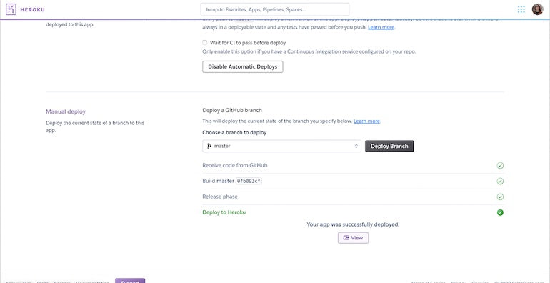 Deploy website: Heroku custom tasks and domains