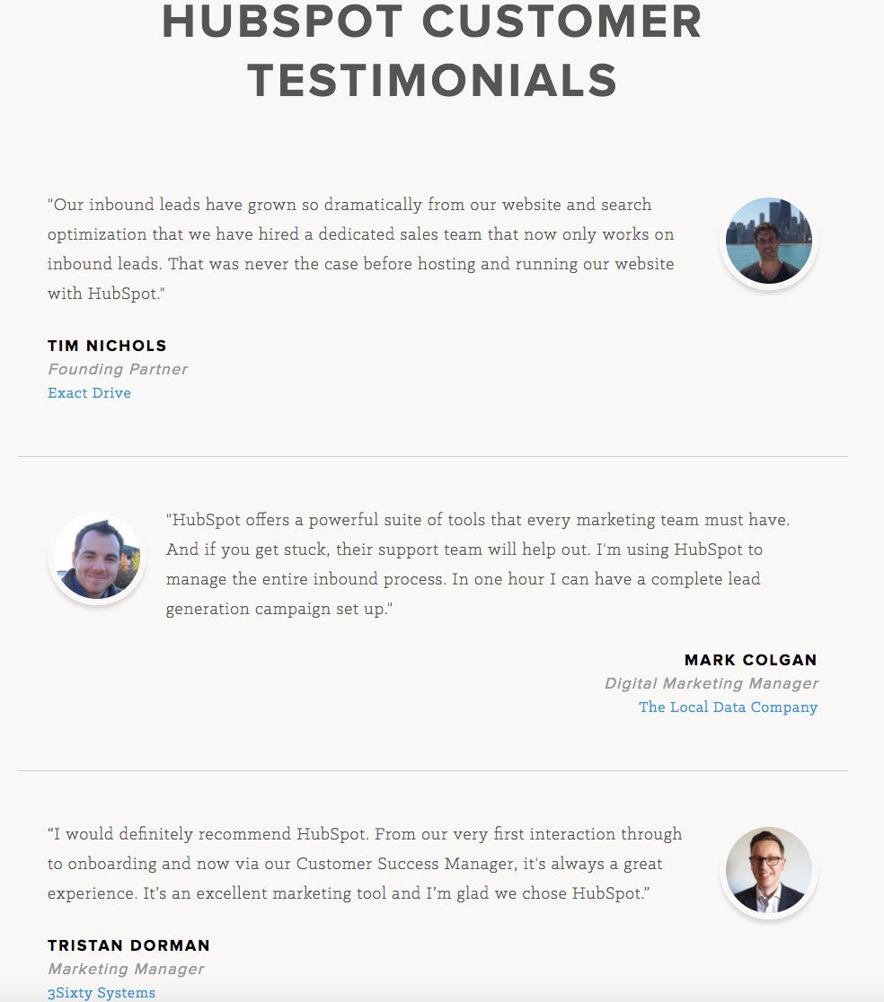 Designing social proof in ecommerce website: Testimonials