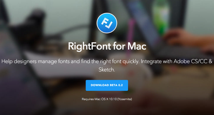 RightFont Web Design Tool for Font Management