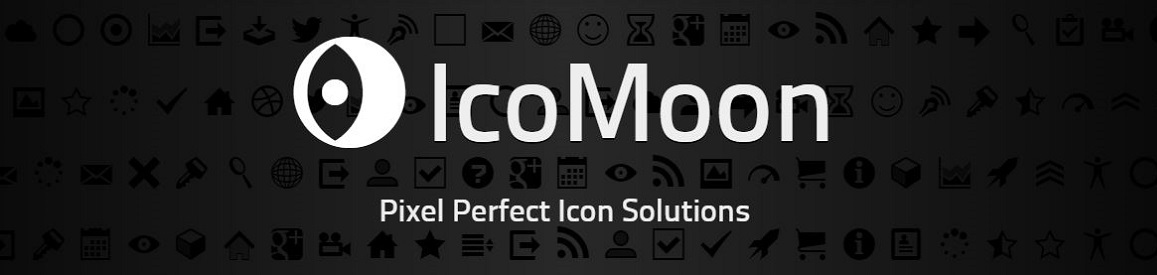 Web developer tools to increase productivity: IcoMoon banner