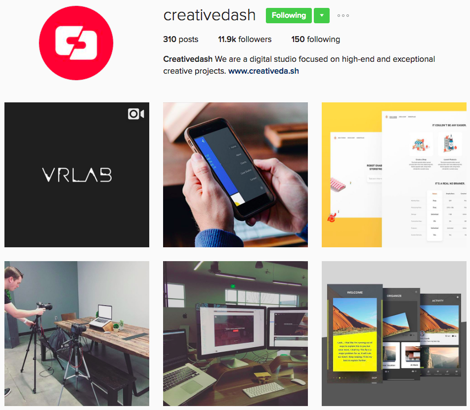 Agencies and Freelancers You Should Follow on Instagram - CreativeDash