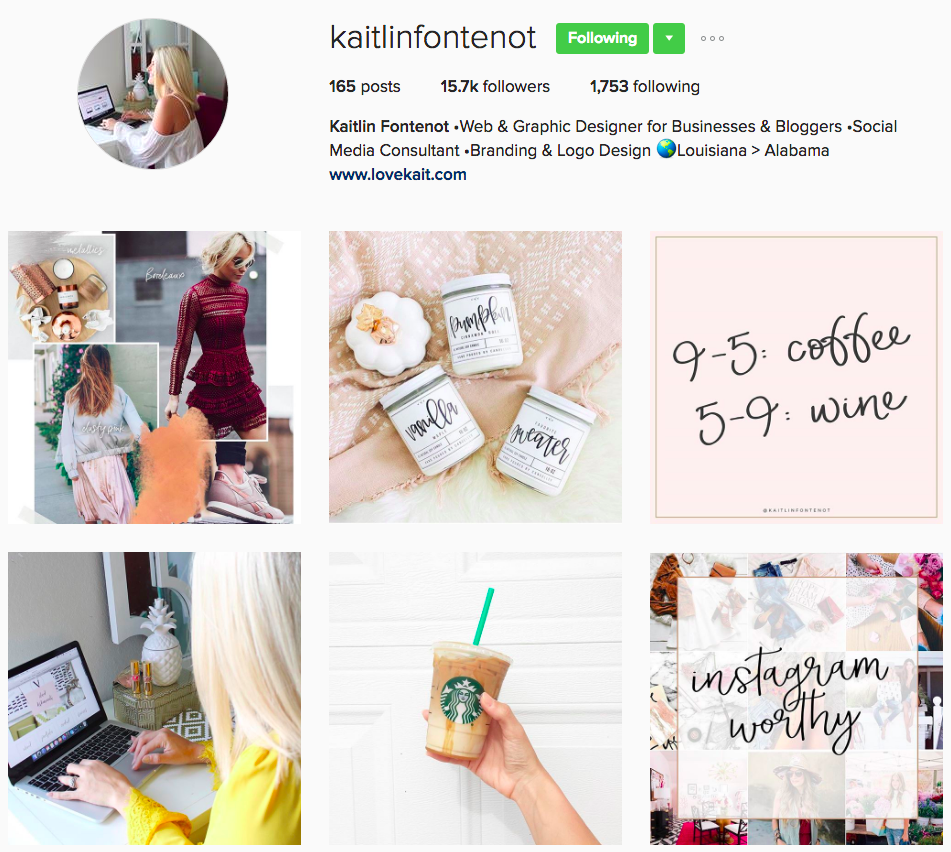 Agencies and Freelancers You Should Follow on Instagram - Kaitlinfontenot