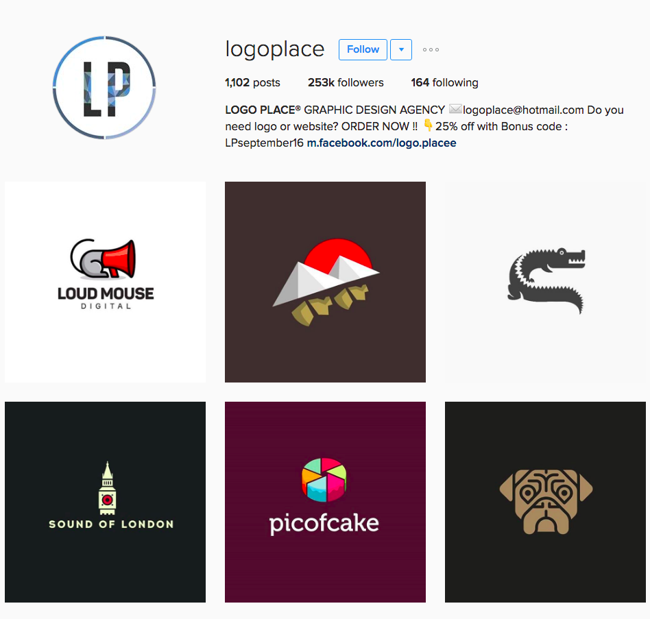Agencies and Freelancers You Should Follow on Instagram - LogoPlace