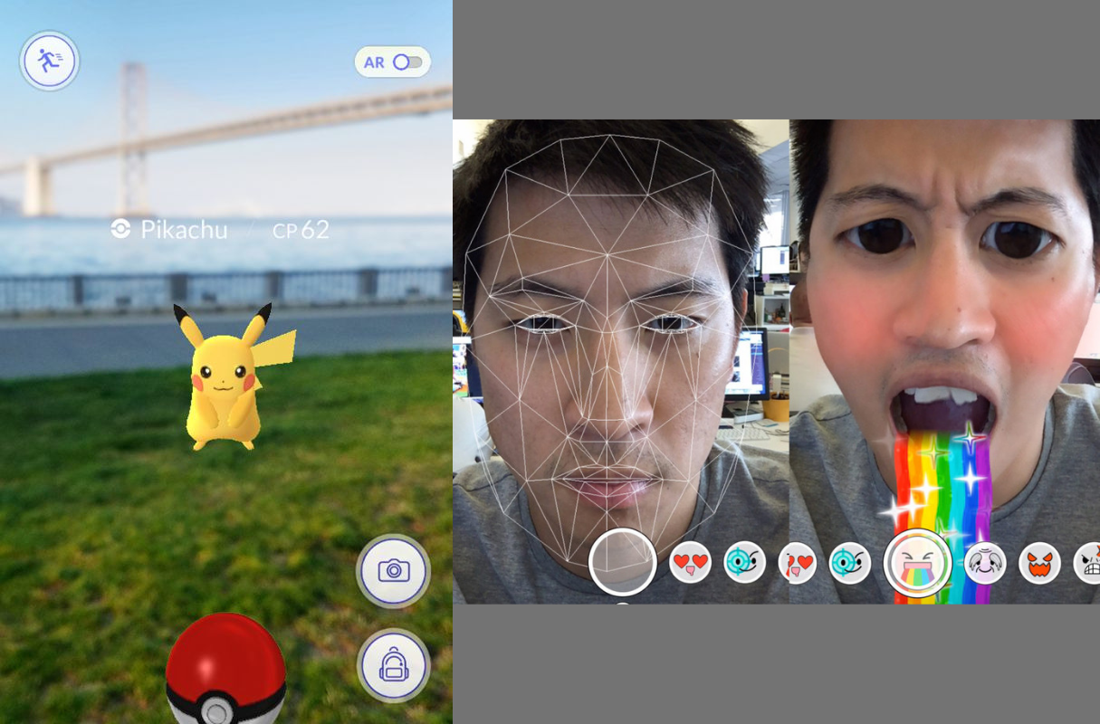 augmented reality design: pokemon