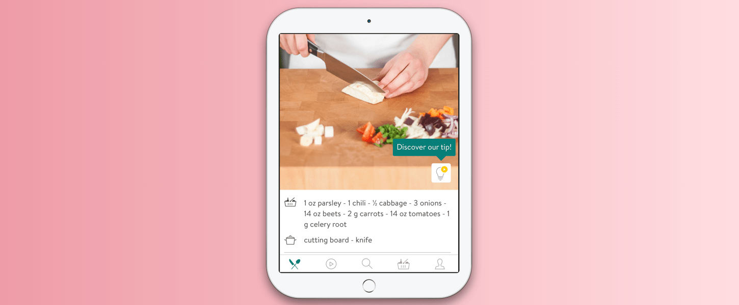 beautifully designed apps: kitchen stories