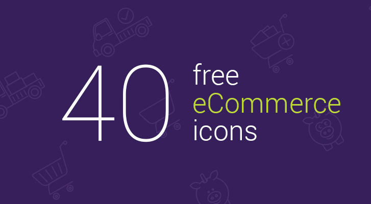 40 free ecommerce icons for download