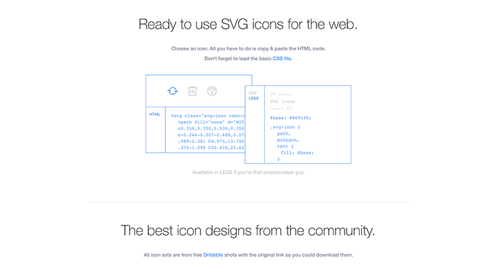 Best resources for download icon packs: SVG Icon