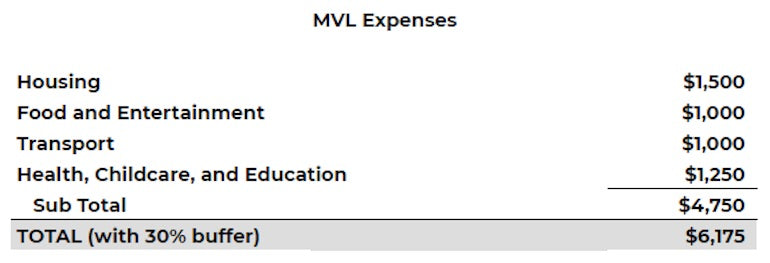 business cash flow: MVL expenses