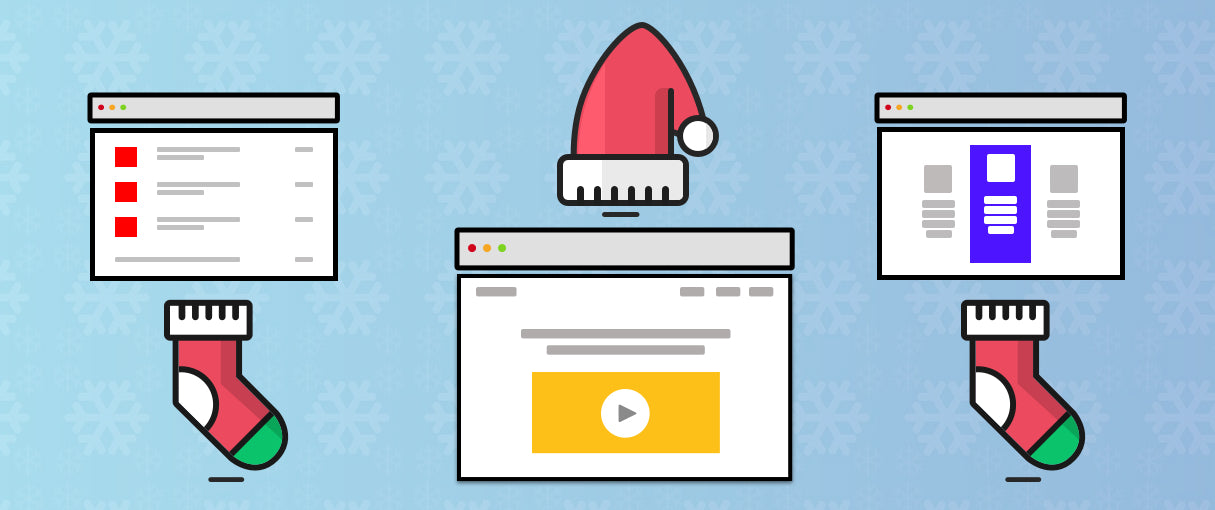 Christmas-themed ecommerce websites: 2016