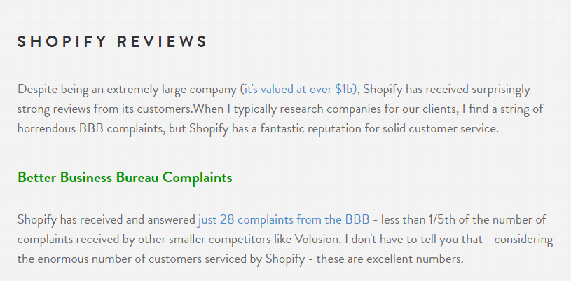 Creating a profitable affiliate blog post: Shopify reviews