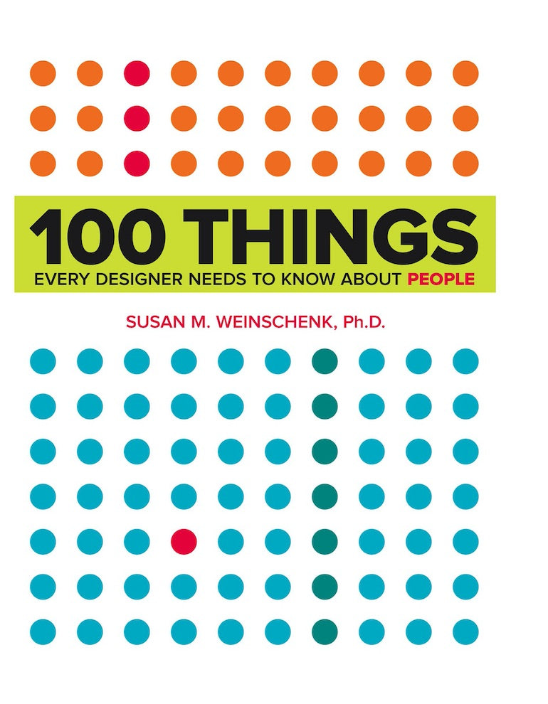 design books: book cover, 100 Things Every Designer Needs to know about people