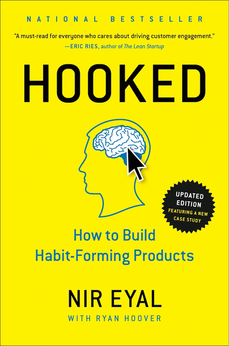 design books: book cover, Hooked