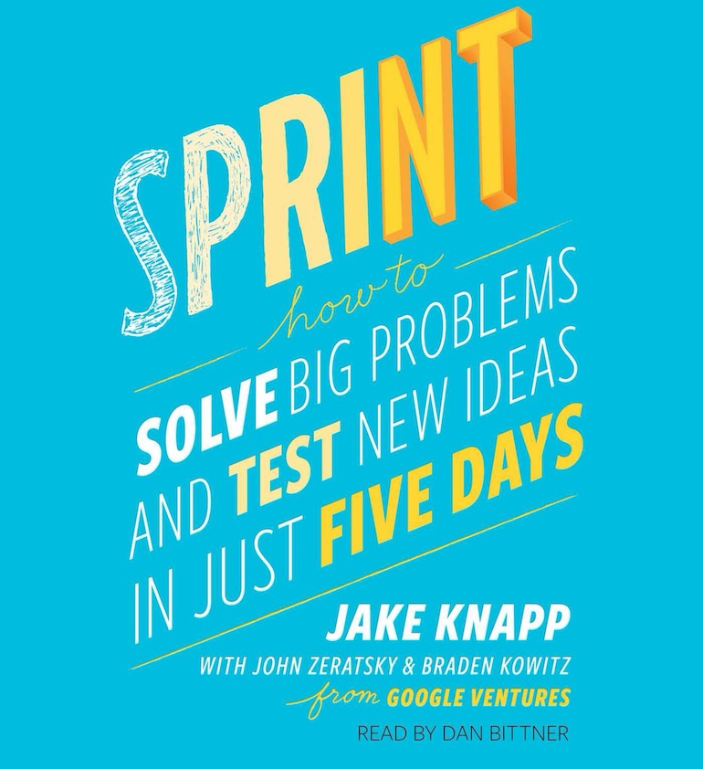 design books: book cover, Sprint