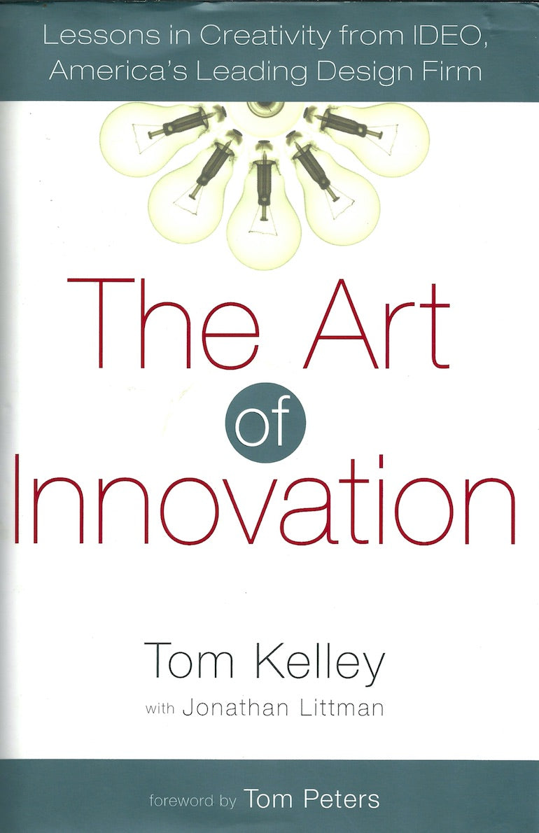 design books: book cover, The Art of Innovation