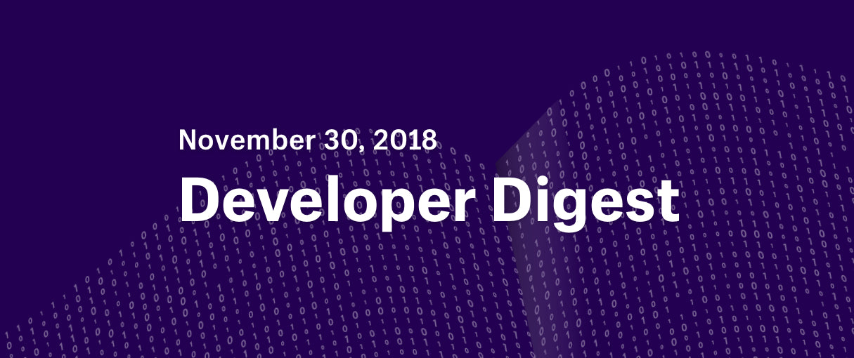 developer digest december 2018