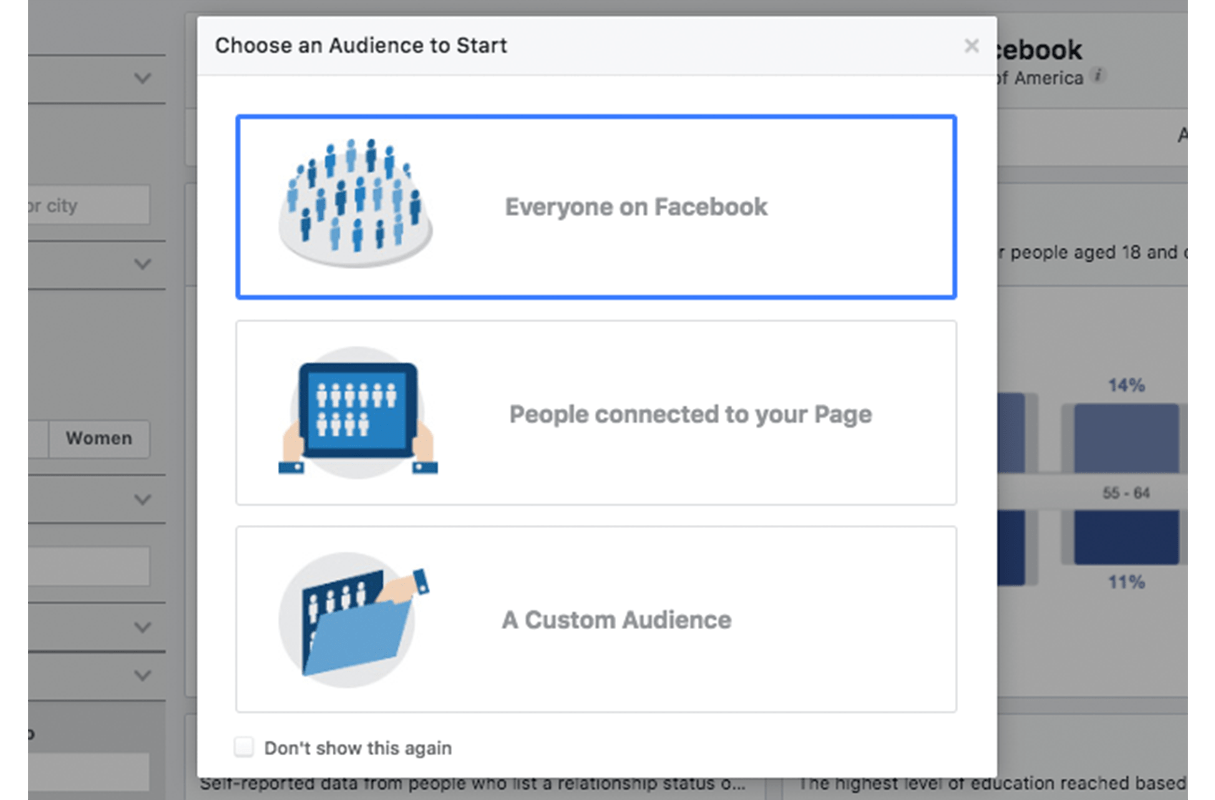 facebook marketing: audience insights
