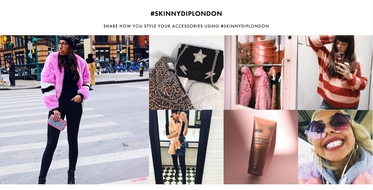 featured products: skinnydip london