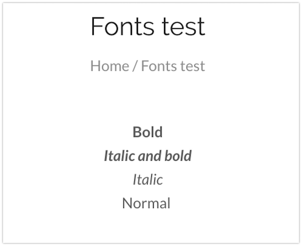 font picker: weights