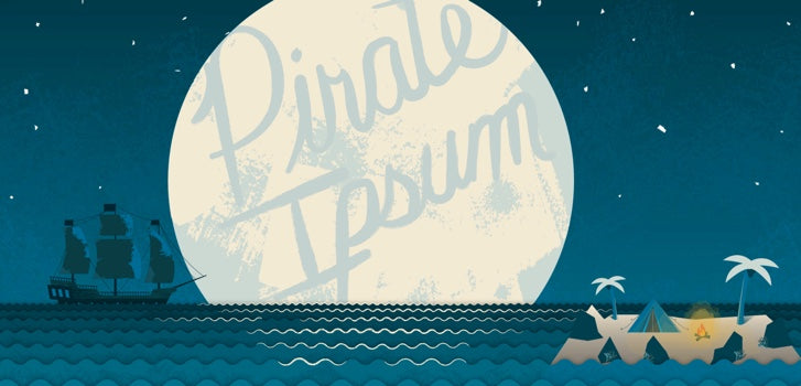 Lorem Ipsum Generator Beispiel: pirate ipsum