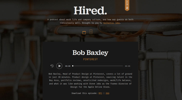 Web Design and Development Podcasts: Hired