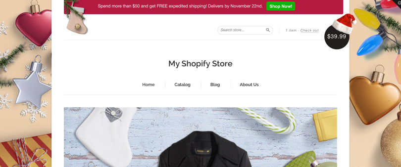 Holiday Ecommerce Design