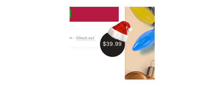 Holiday Ecommerce Design 