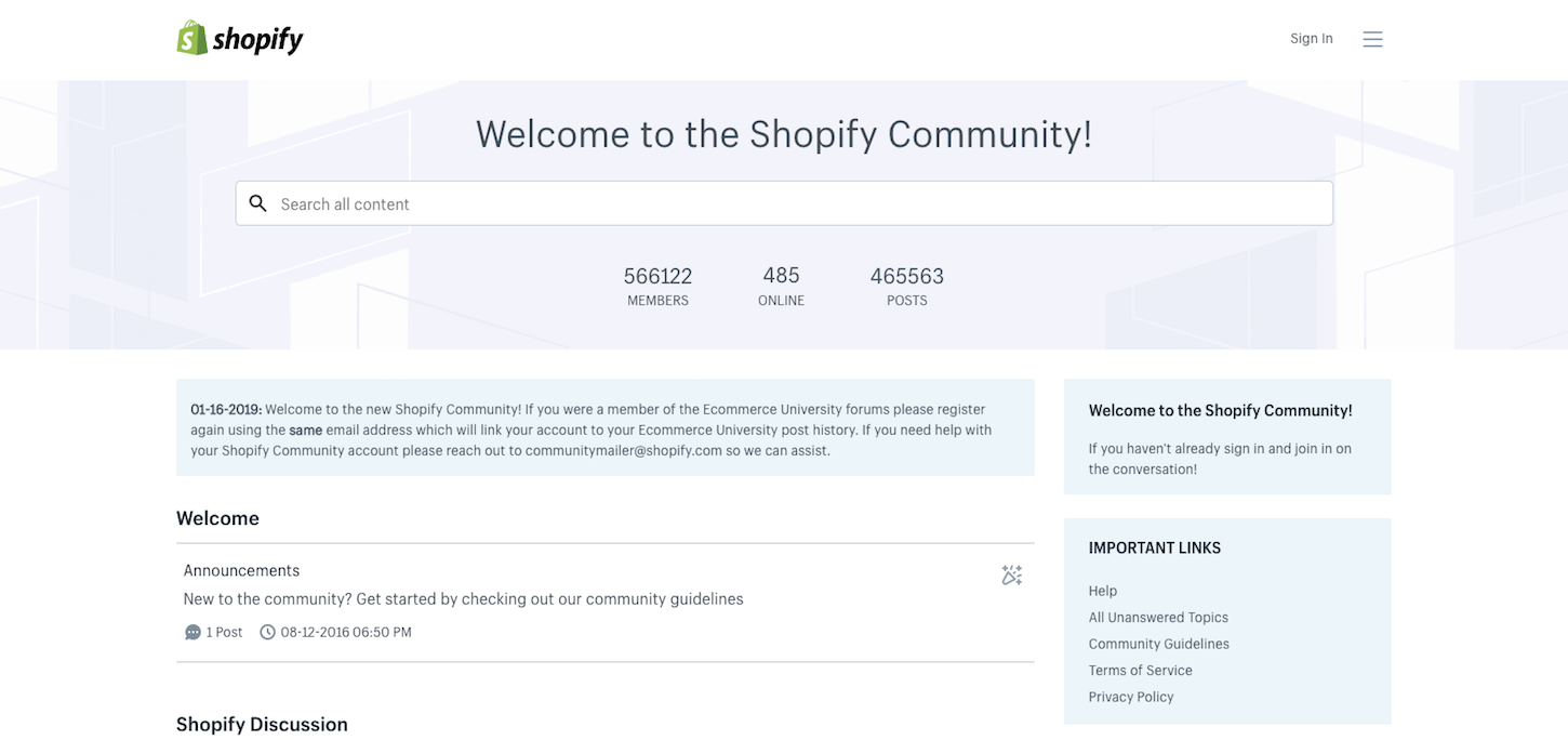 introducing-shopify-community-homepage