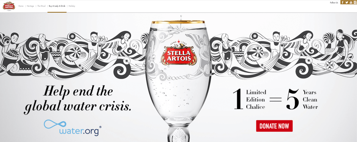 microsite: stella artois